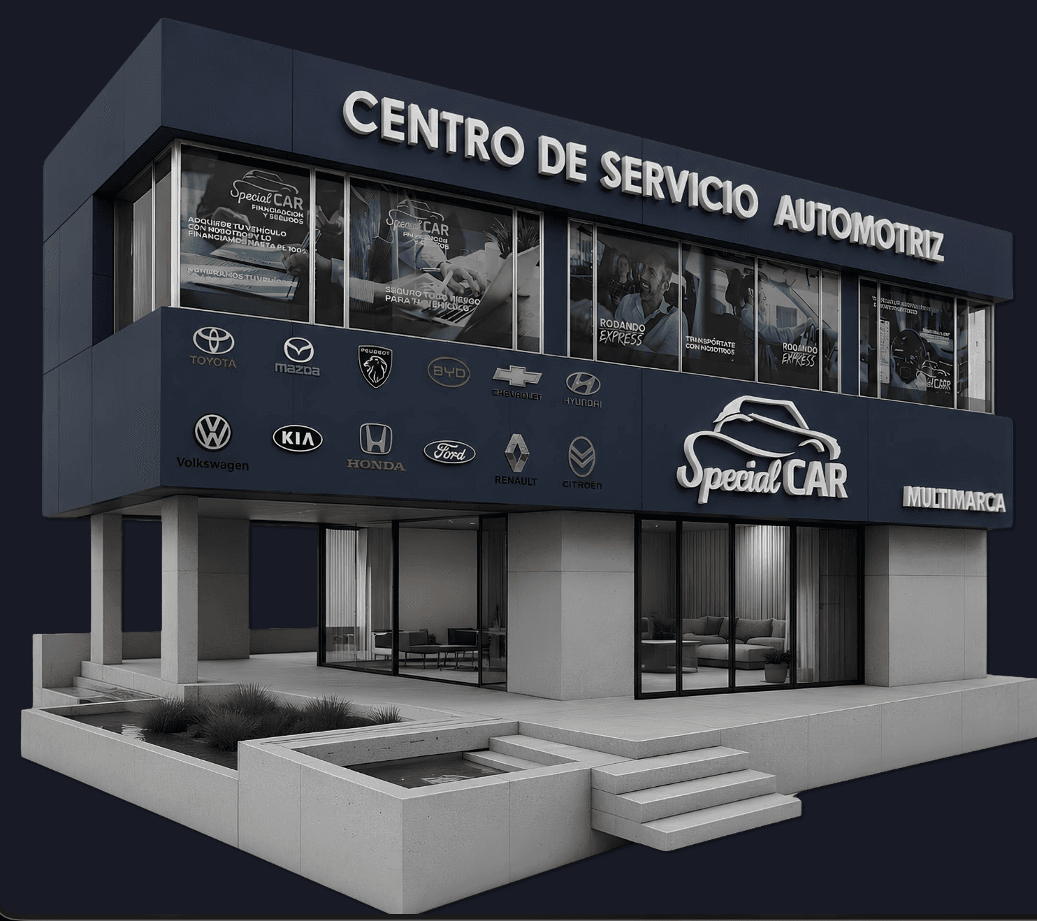 Centro de servicio automotriz Special Car · taller multimarca